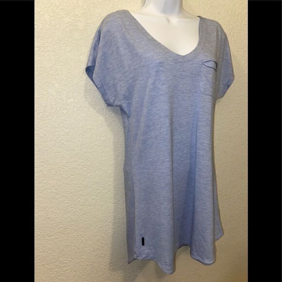 Lole Sail Blue Heather Anais Tunic Top Size Small - Picture 7 of 11